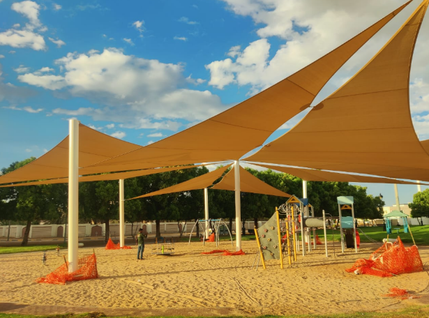 Playground Shade Sails — Play Area