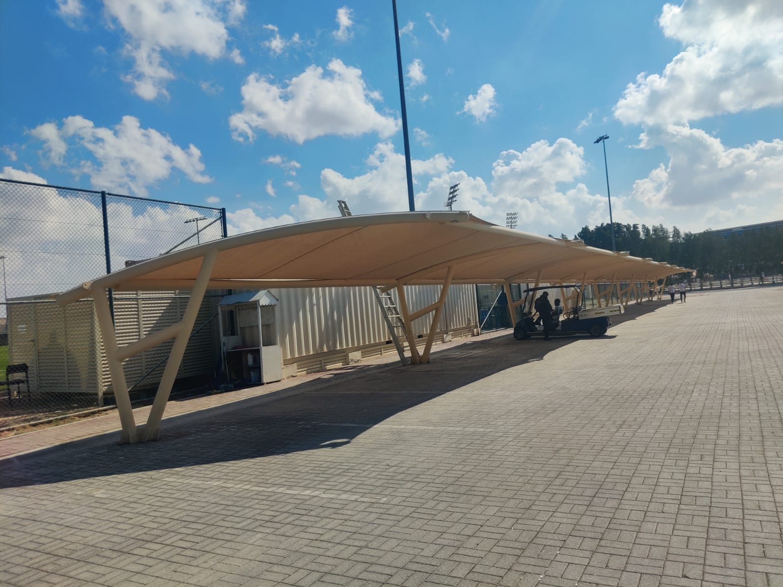 Car Park Canopy Row — Car Parking