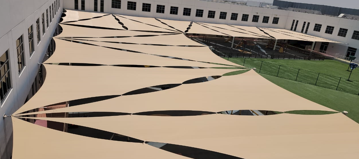 Aerial — Sports Field Sails — Tensile